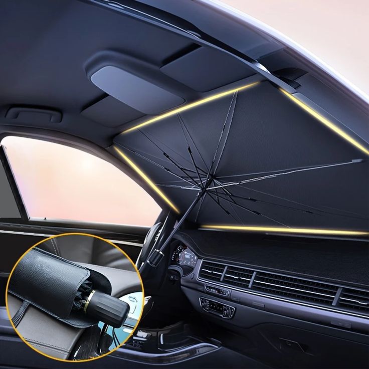 Protetor Solar Universal Dobrável para Carro